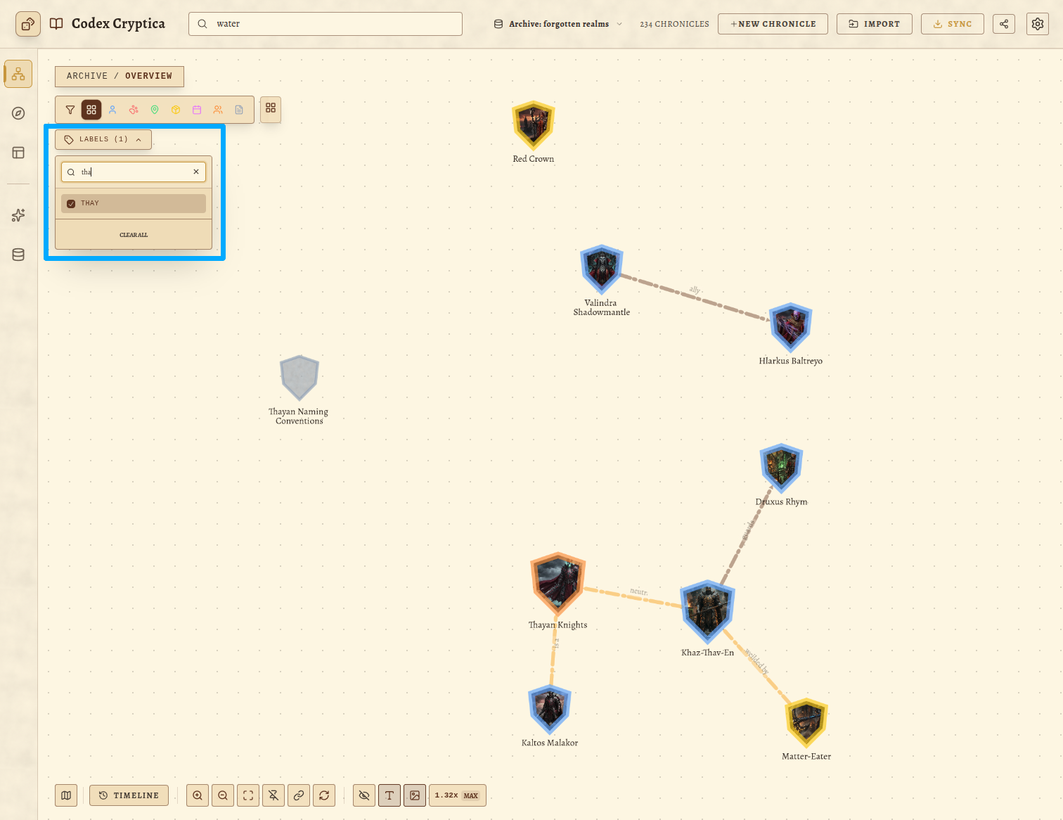 Filtered Graph Isolation