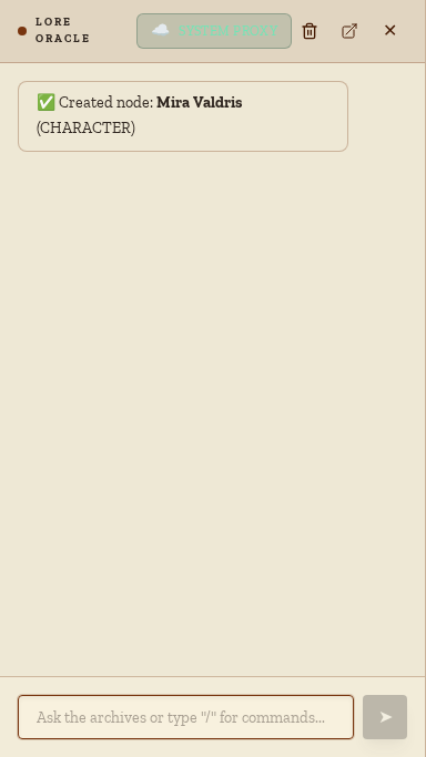 Rapid Entity Creation